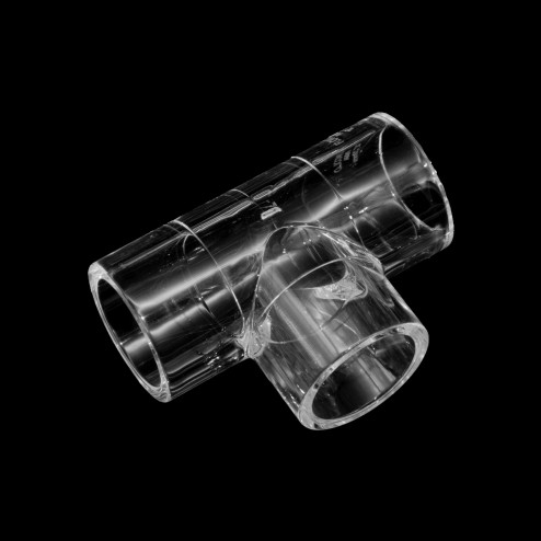 Grünke PMMA Acrylglas Fitting Rohr verbinder 20mm 1/2" T Srück