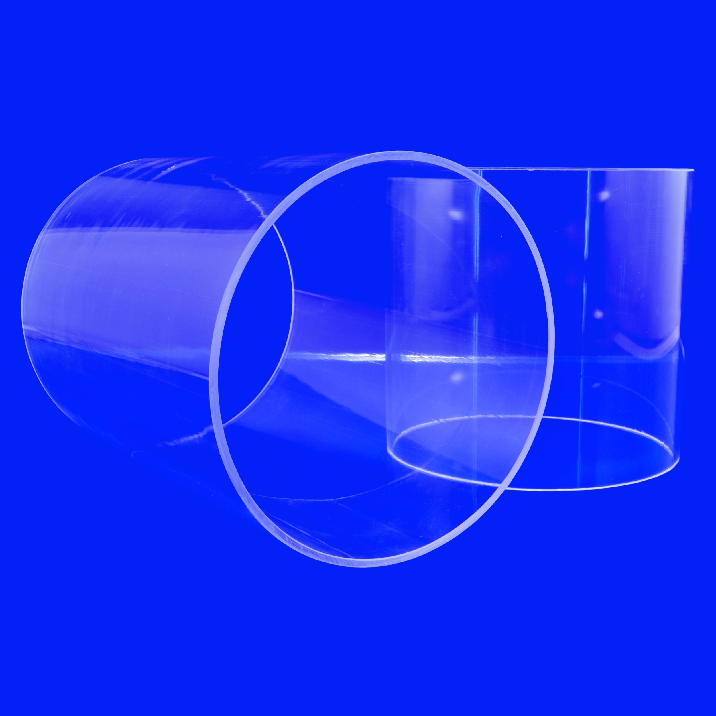 Acrylglasrohr Rohr Acrylglas Säule durchsichtig klar Design bis 1500mm 