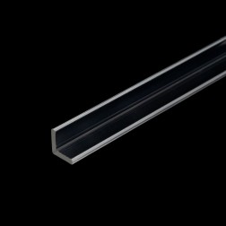Winkelprofil aus Acrylglas XT (10 x 10 x 2 mm)  Länge (2050 mm)(2,05 m)