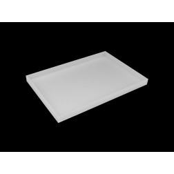 Grünke® Acrylglas Deko Tablett opal satiniert (20cm x 60cm )