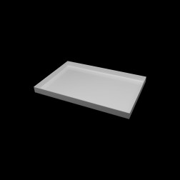 Grünke® Acrylglas Deko Tablett weiß (30cm x 30cm)