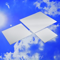 Grünke® Acrylglas XT gedeckt weiß glänzend (Wunschmaße) Zuschnitt Platte (Stärke: 3mm)
