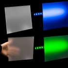 Acrylglas GS beidseitig Satiniert farblos 3mm Zuschnitt Platte Wunschmaß LED Beleuchtung collage- Grünke®