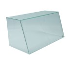 Spuckschutz aus Glas und Acrylglas SEO System Easy One Frontbild Breite:62cm 