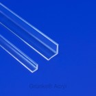 Gleischschenkliges Winkelprofil aus Acrylglas Grünke® Acryl L - Profil (4)