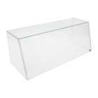 Tisch & Verkaufsaufsatz SEO - aus ESG Glas und Acryl 62cm 82cm 102cm