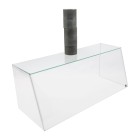 Spuckschutz aus ESG Glas Breite 82cm Grünke Acryl - Stark gewicht