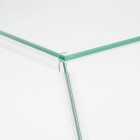 Spuckschutz aus ESG Glas Breite 82cm Grünke Acryl - Verbindung