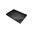 Deko Tablett Seiten Ansicht 20cm x 20cm Acrylglas Tablett  schwarz original von Grünke ® Acryl - acrylic-store,de