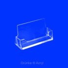 Halter für Visitenkarten von Grünke® Acrylglas farblos klar - acrylic-store.de