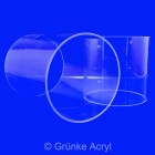 Acrylglas Rohre  50-100mm  farblos klar 04 Grünke Acryl